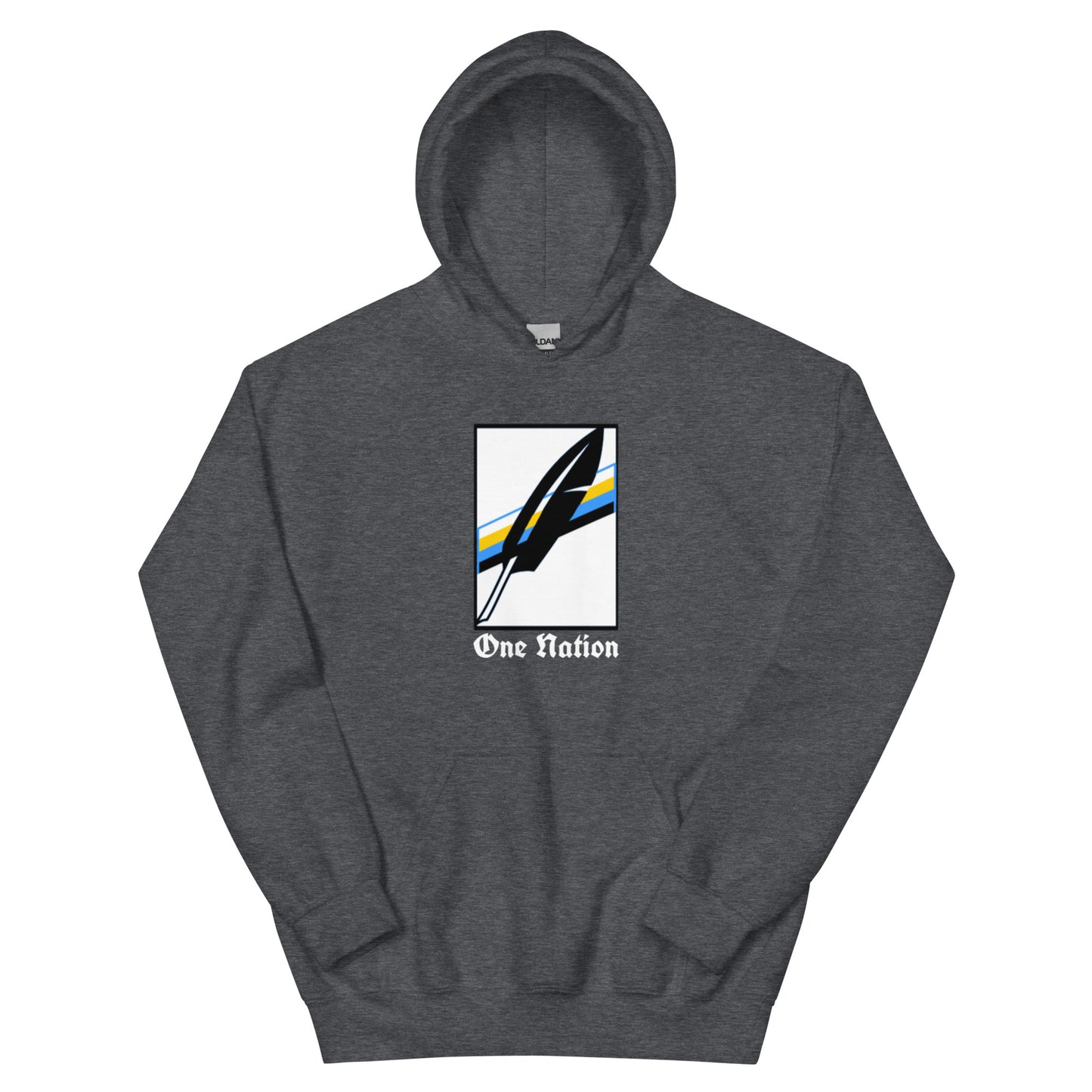 One nation blue Hoodie