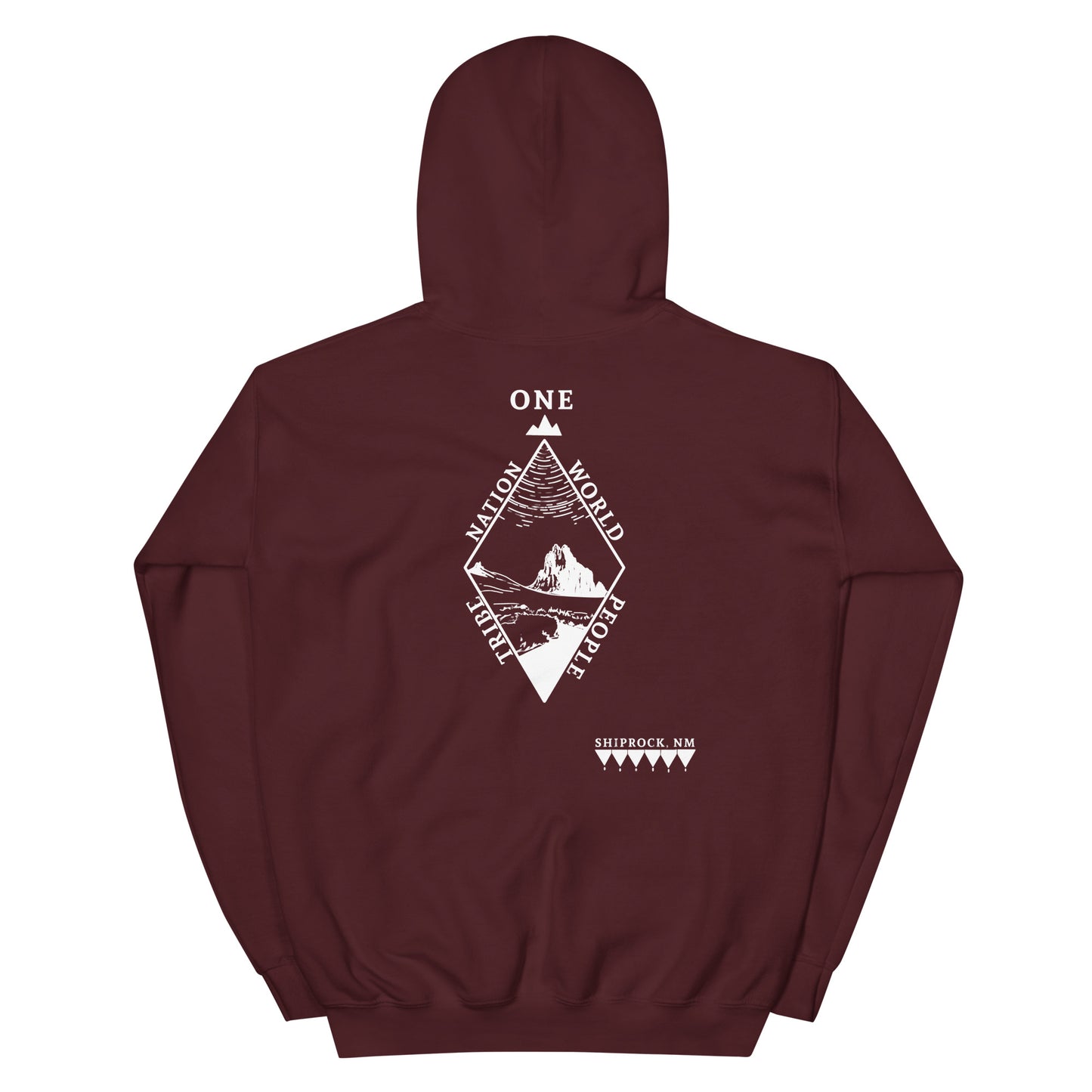 One nation blue Hoodie